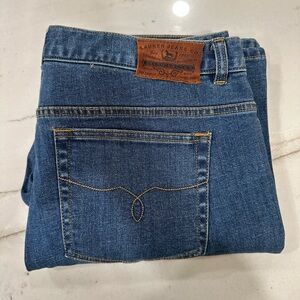 LRL Lauren Jeans Co. Ralph Lauren Women’s Blue Classic Straight Jeans Size 16